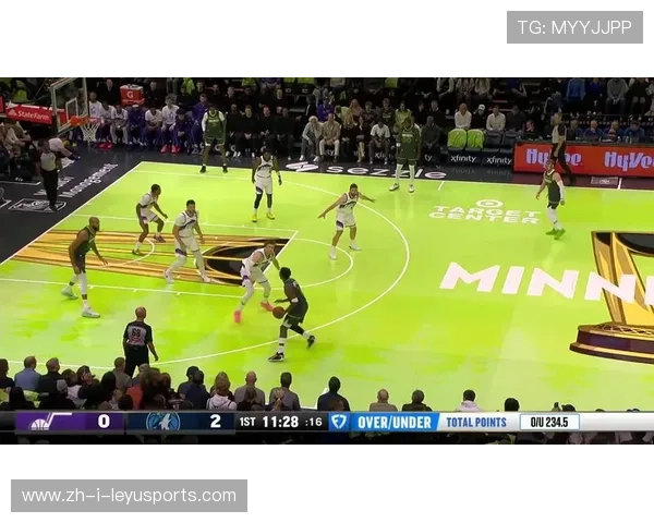 变身超级射手！爱德华兹三节37分带森林狼大胜爵士，爱德华兹打球